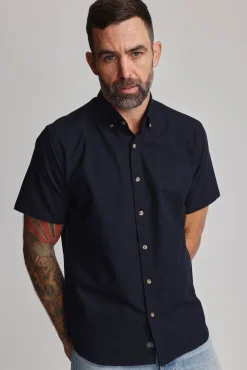 Barkers Tailored Fit Shirts|Tailored Fit Shirts^Archer Oxford Shirt DARK NAVY