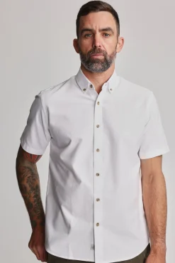 Barkers Tailored Fit Shirts|Tailored Fit Shirts^Archer Oxford Shirt WHITE