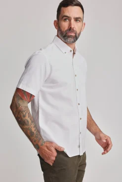 Barkers Tailored Fit Shirts|Tailored Fit Shirts^Archer Oxford Shirt WHITE