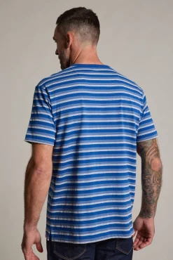 Barkers Graphic & Stripes^Avalon Stripe Tee BLUE