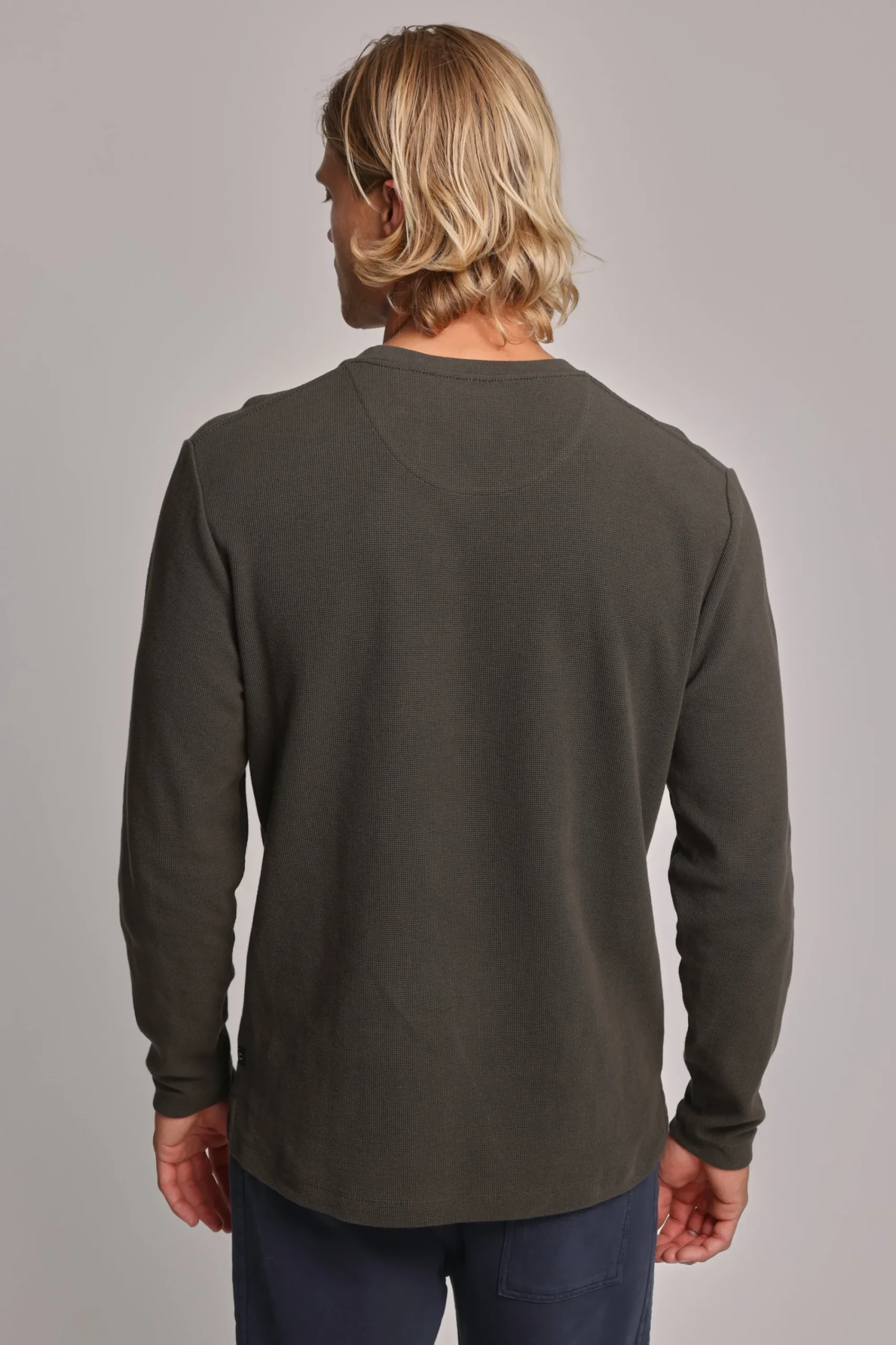 Barkers Sweatshirts & Hoodies^Avenue Waffle Crew KHAKI