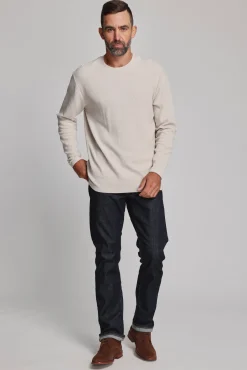 Barkers Sweatshirts & Hoodies^Avenue Waffle Crew OATMEAL MARL