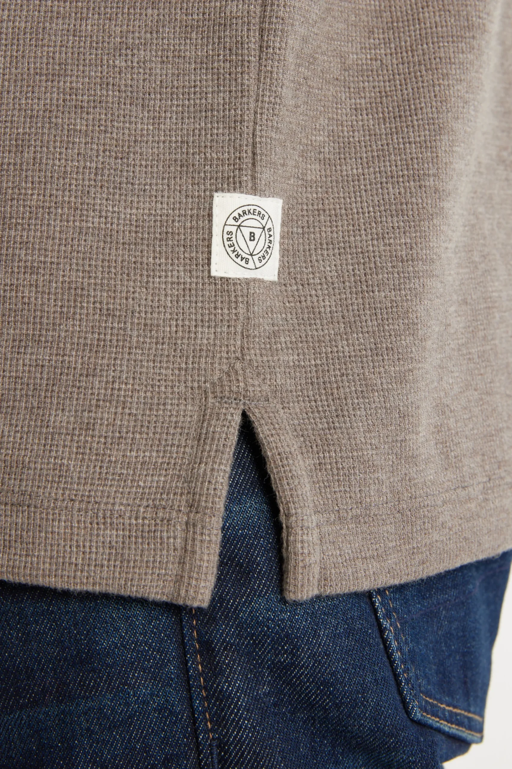 Barkers Sweatshirts & Hoodies^Avenue Waffle Crew WOOD MARL