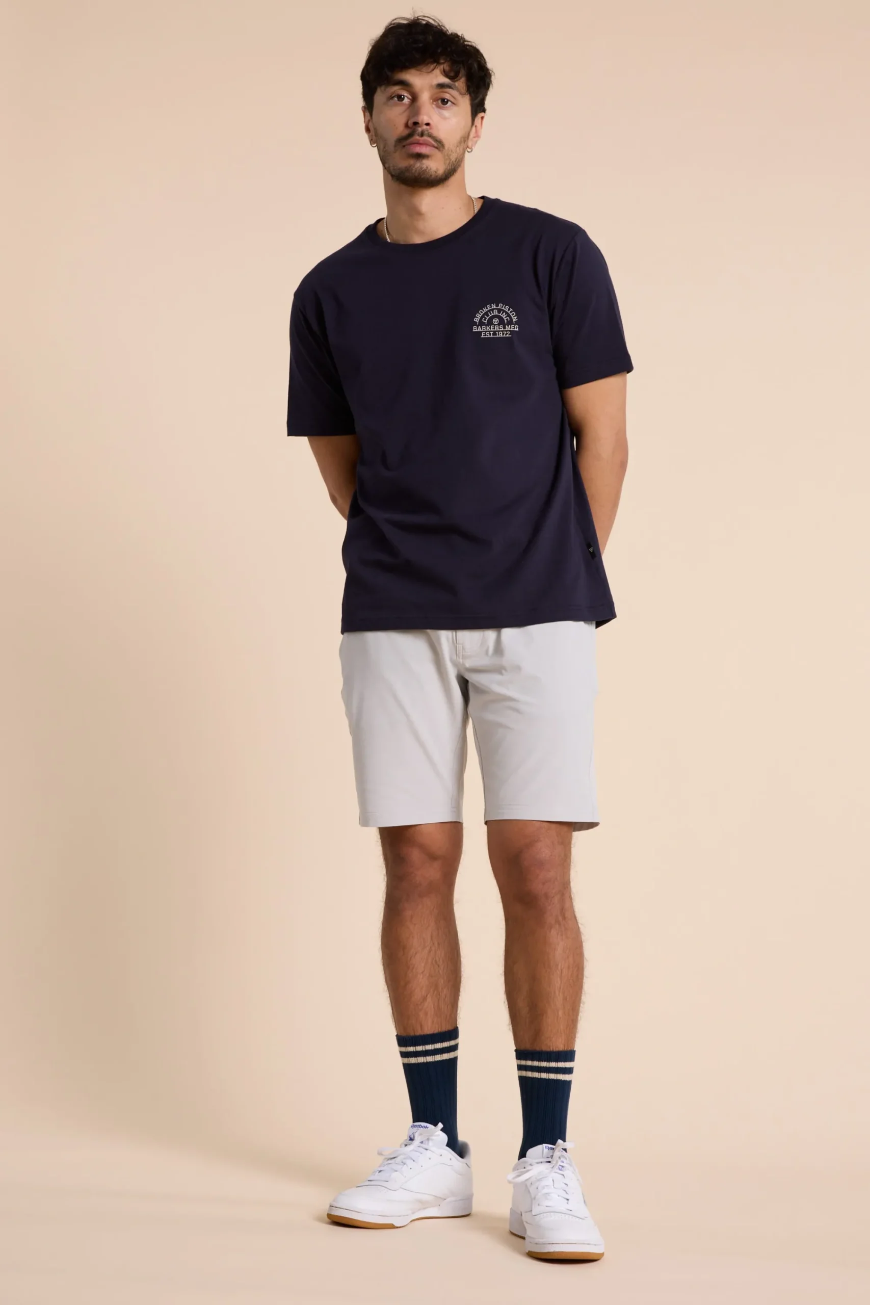 Barkers Graphic & Stripes^Axel Print Tee INK