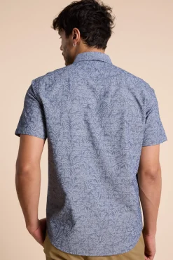 Barkers Casual Shirts|Casual Shirts^Ballenton Print Shirt NAVY