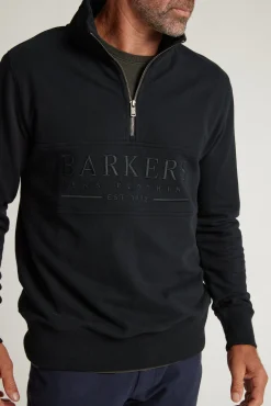 Barkers Sweatshirts & Hoodies^Heritage 1/4 Zip BLACK
