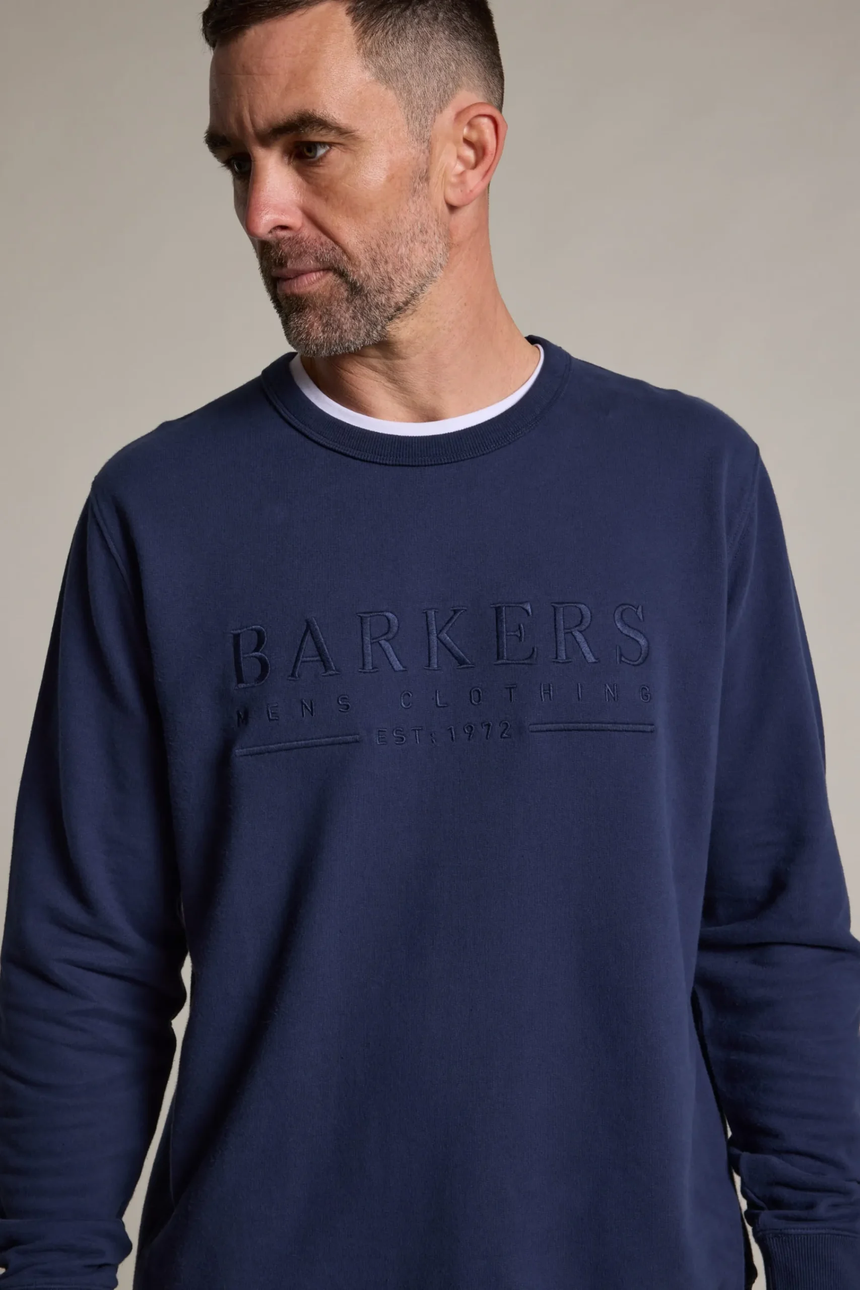 Barkers Sweatshirts & Hoodies^Heritage Crew NAVY