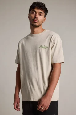 Barkers Graphic & Stripes^Supply Co Print Tee PUMICE