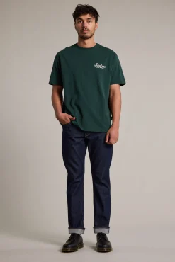 Barkers Graphic & Stripes^Supply Co Tee BOTTLE GREEN