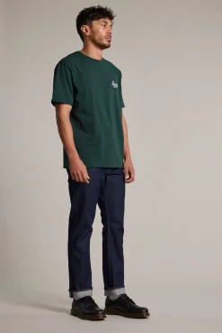 Barkers Graphic & Stripes^Supply Co Tee BOTTLE GREEN
