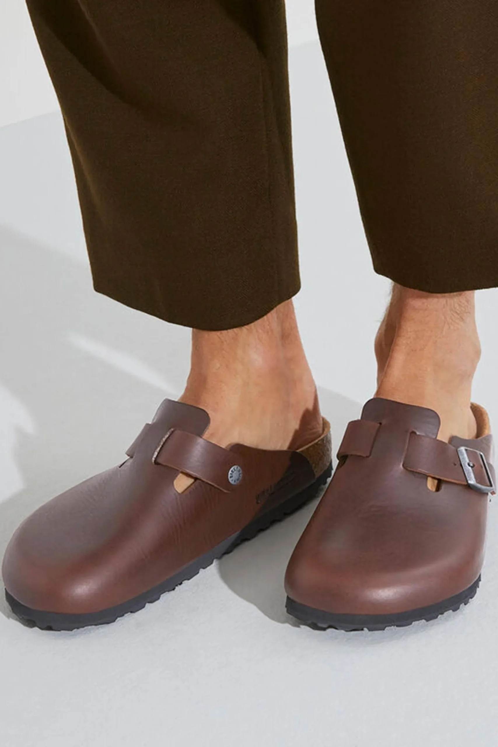 Barkers Casual Shoes^Birkenstock Boston Vintage Wood Roast