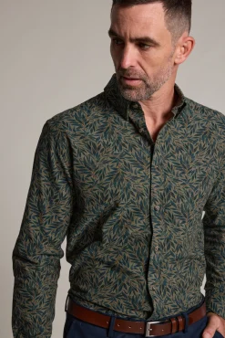 Barkers Classic Fit Shirts|Classic Fit Shirts^Boxwood Print Shirt