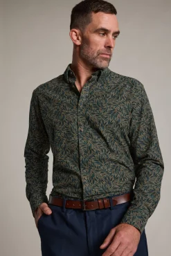 Barkers Classic Fit Shirts|Classic Fit Shirts^Boxwood Print Shirt