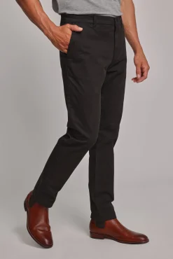 Barkers Straight Fit Pants|Tapered & Slim Fit Pants^Carnaby Chino BLACK