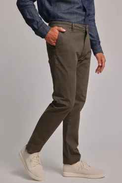 Barkers Straight Fit Pants|Tapered & Slim Fit Pants^Carnaby Chino OLIVE