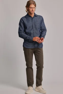 Barkers Straight Fit Pants|Tapered & Slim Fit Pants^Carnaby Chino OLIVE