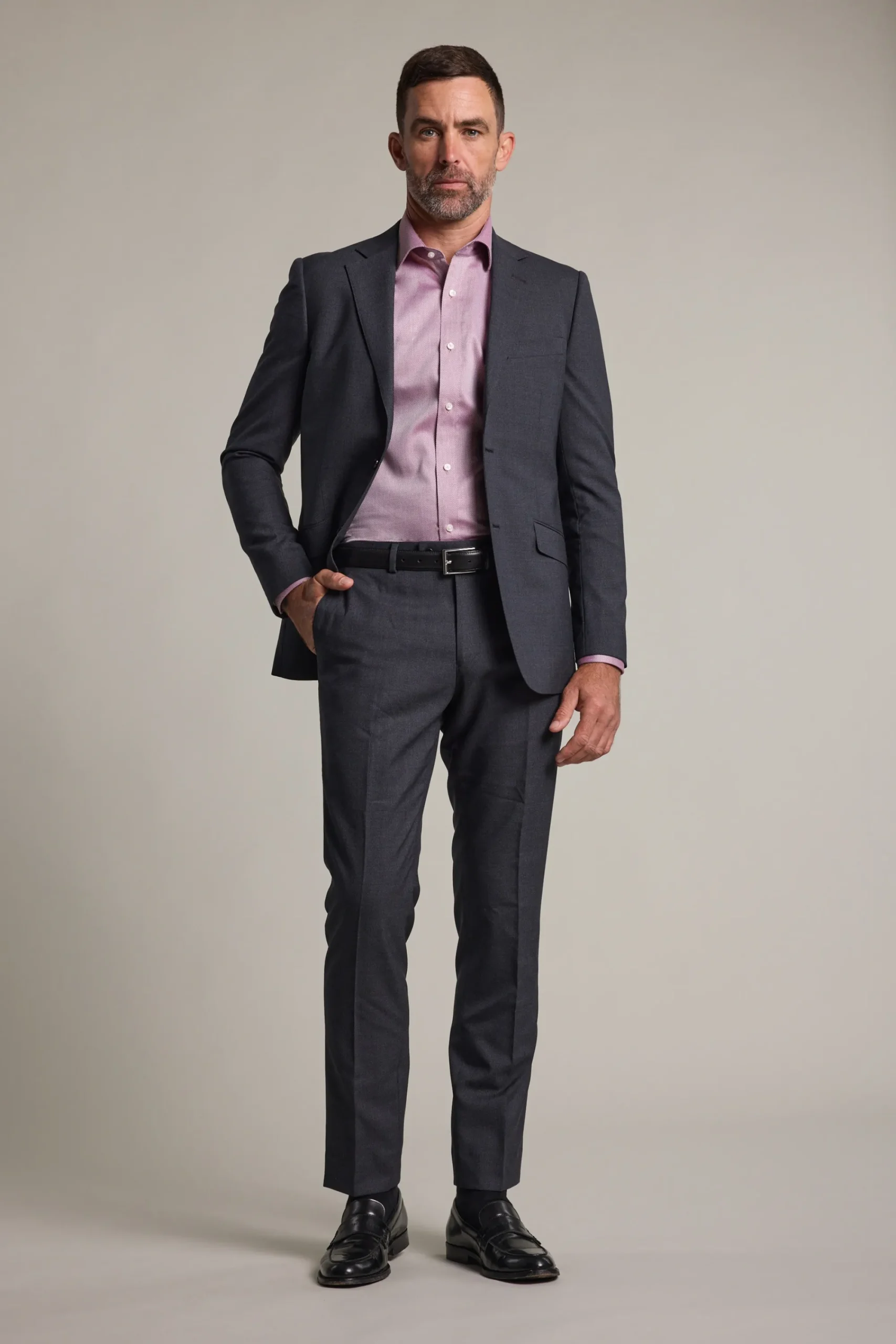 Barkers Tailored Fit Shirts|Tailored Fit Shirts^Chase Jaquard Dot Business Shirt