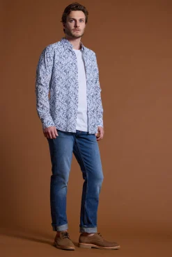 Barkers Long Sleeve|Long Sleeve Shirts^Chisel Print Shirt