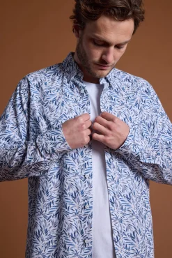 Barkers Long Sleeve|Long Sleeve Shirts^Chisel Print Shirt
