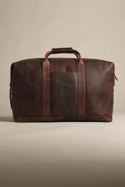 Barkers Leather Goods|Bags & Luggage^Costello Leather Weekender Bag WALNUT BROWN