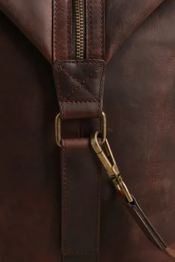 Barkers Leather Goods|Bags & Luggage^Costello Leather Weekender Bag WALNUT BROWN