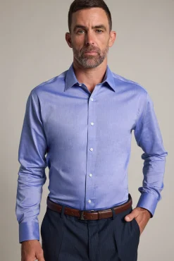 Barkers Eco Easy Care Shirts|Classic Fit Shirts^Diamond Jaquard Bus Shirt