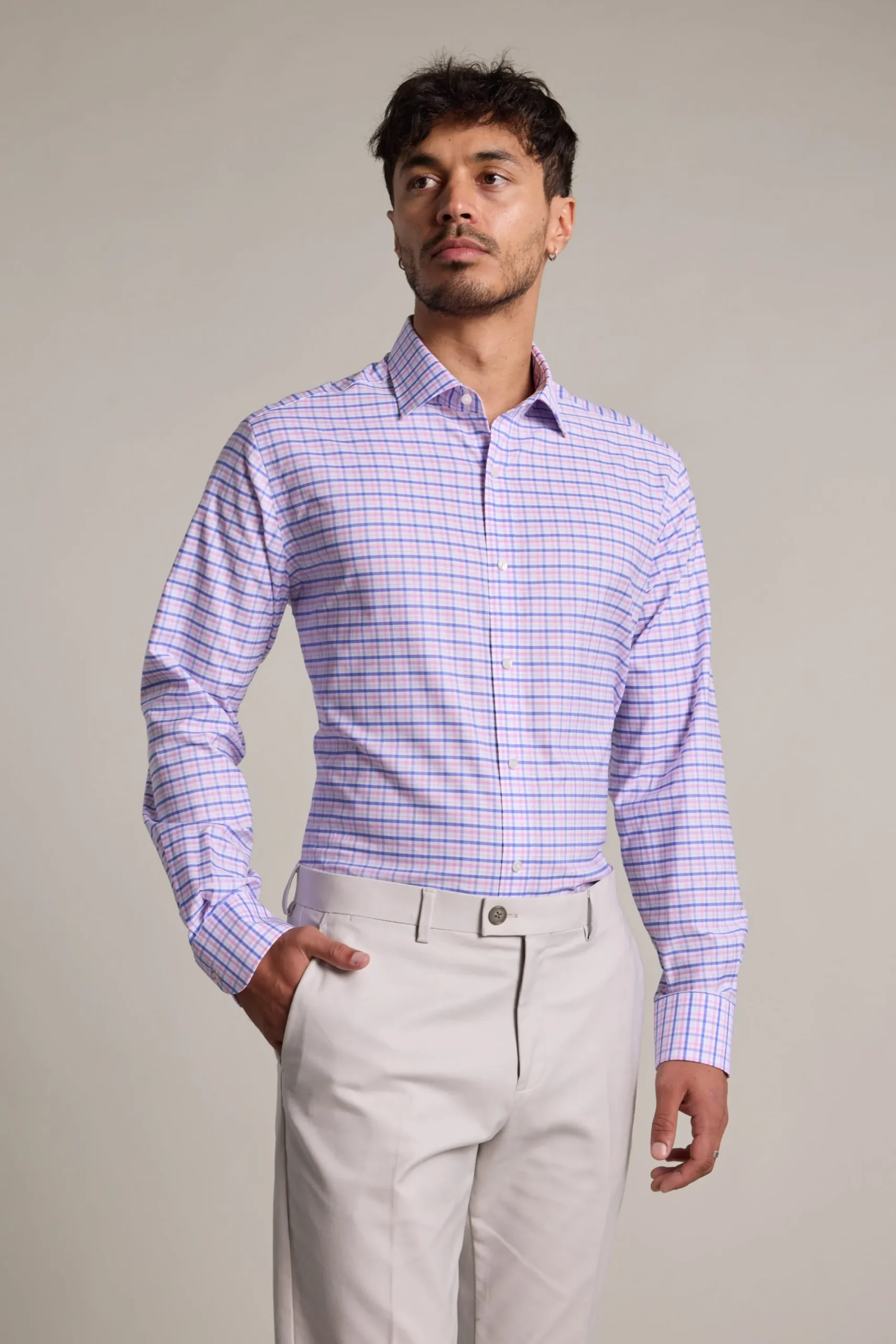 Barkers Classic Fit Shirts|Classic Fit Shirts^Foster Check Buinesss Shirt