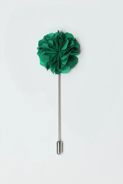 Barkers Other Accessories|Suiting Accessories^Fraser Flower Lapel Pin GREEN