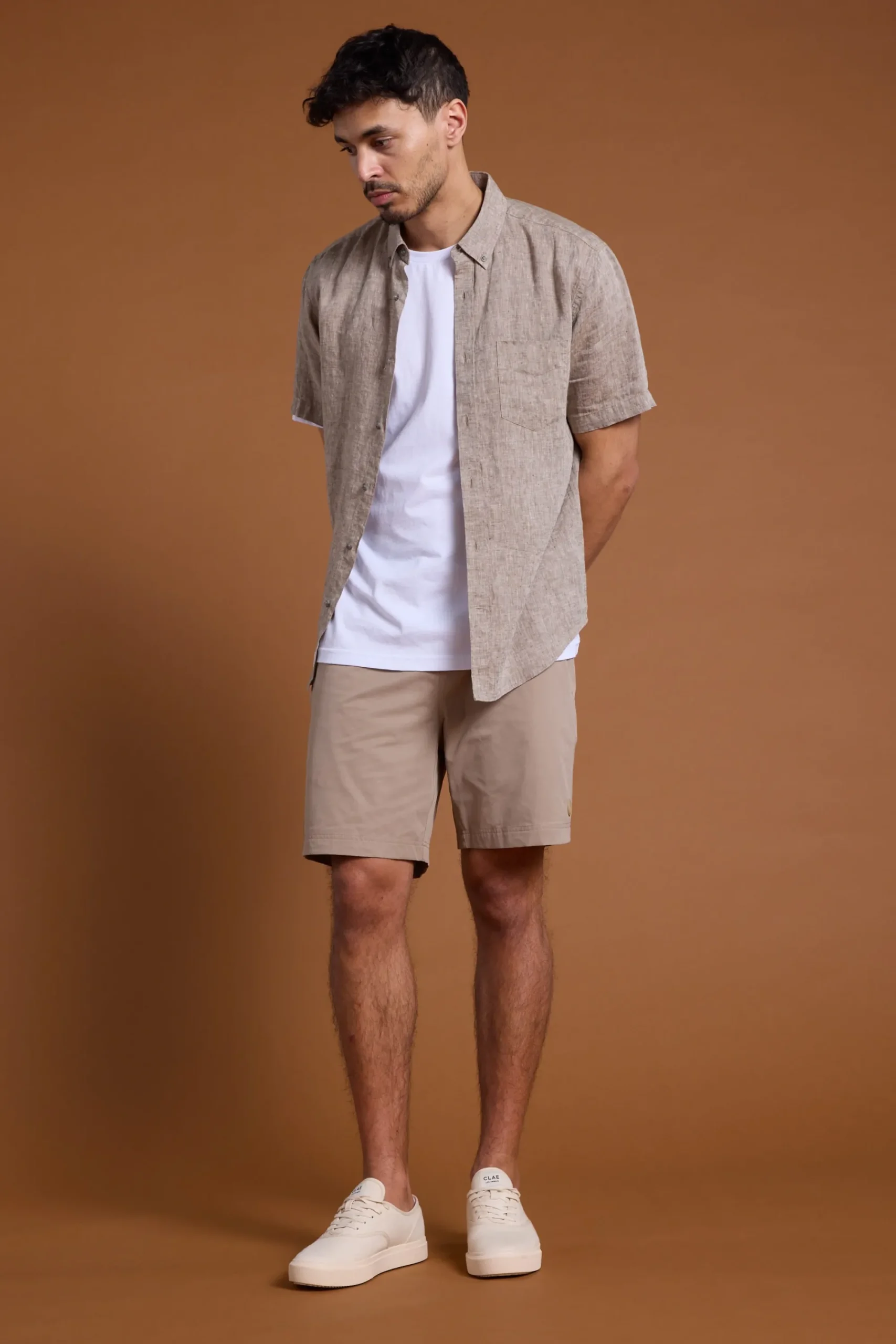 Barkers Casual Shirts|Casual Shirts^Gentry Linen Shirt OATMEAL