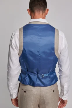Barkers Waistcoats|Waistcoats^Grantley Linen Waistcoat