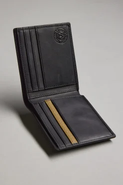 Barkers Leather Goods|Wallets^Harris Leather Fold Wallet BLACK