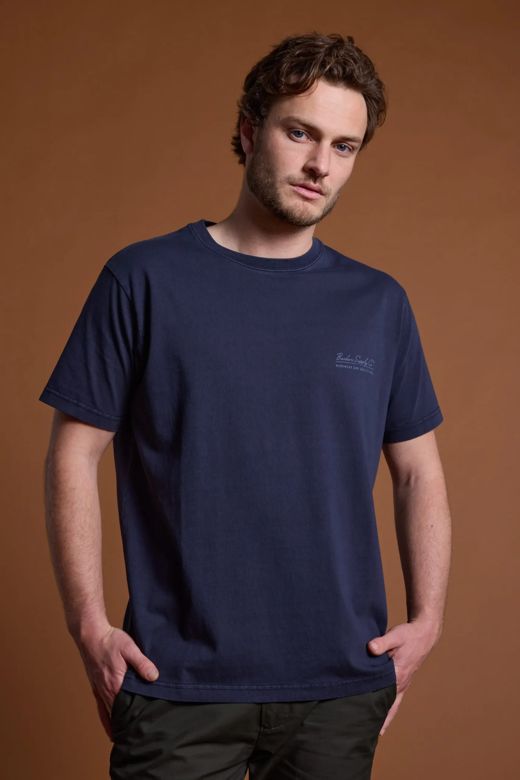 Barkers Graphic & Stripes^Horizon Print Tee INK