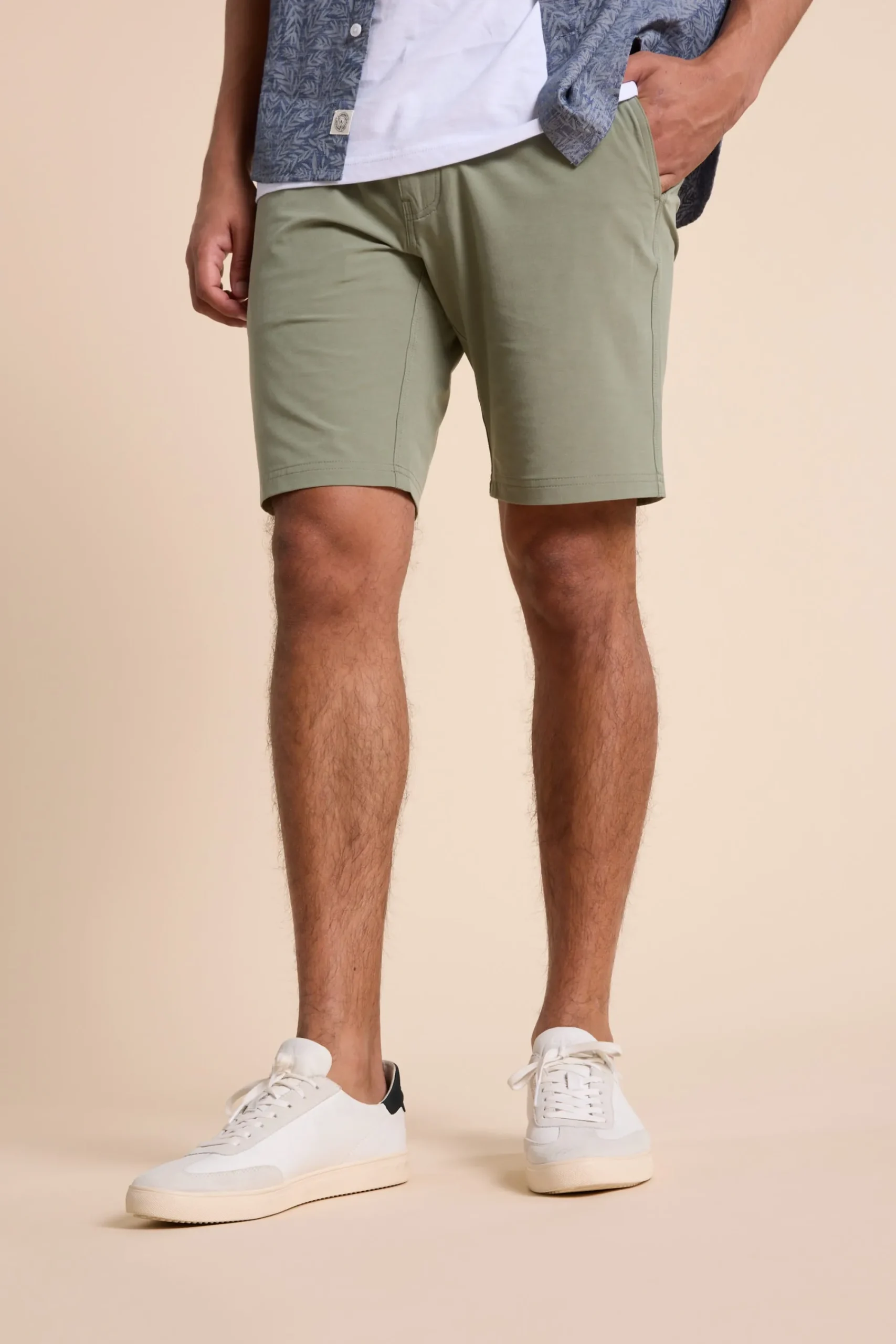 Barkers Shorts^Hutchinson Walkshort GREEN MARL