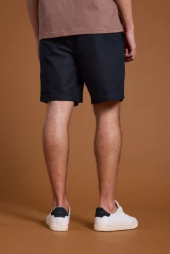 Barkers Shorts^Jasper Linen Weekend Short BLACK