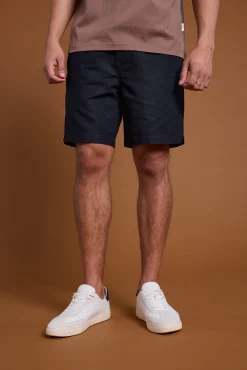 Barkers Shorts^Jasper Linen Weekend Short BLACK