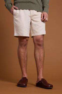 Barkers Shorts^Jasper Linen Weekend Short NATURAL