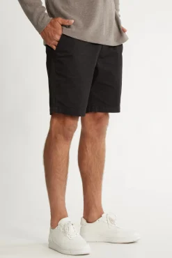 Barkers Shorts^Kingly Chino Short BLACK