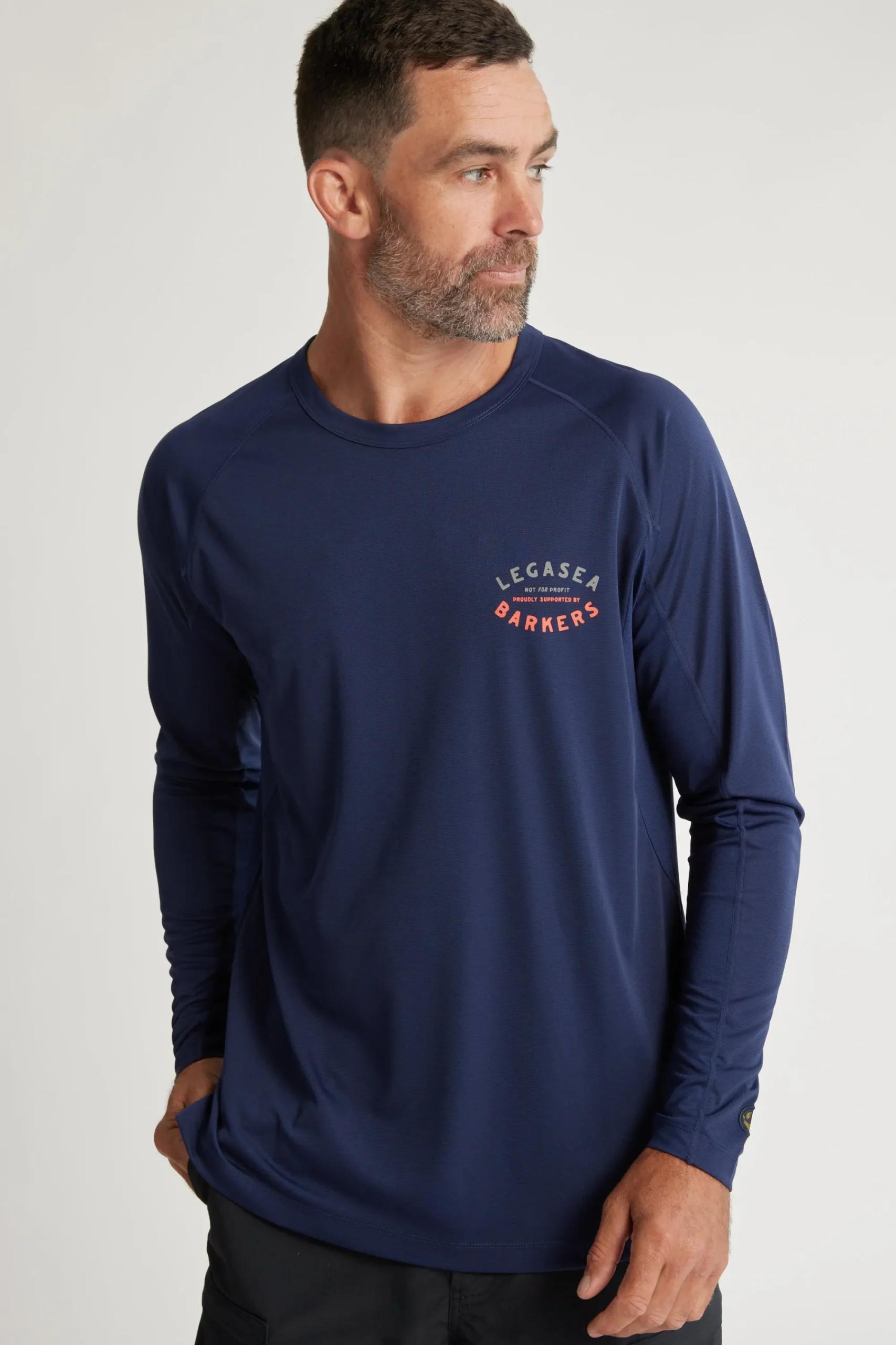 Barkers Graphic & Stripes^LegaSea Supporter UV Long Sleeve Tee