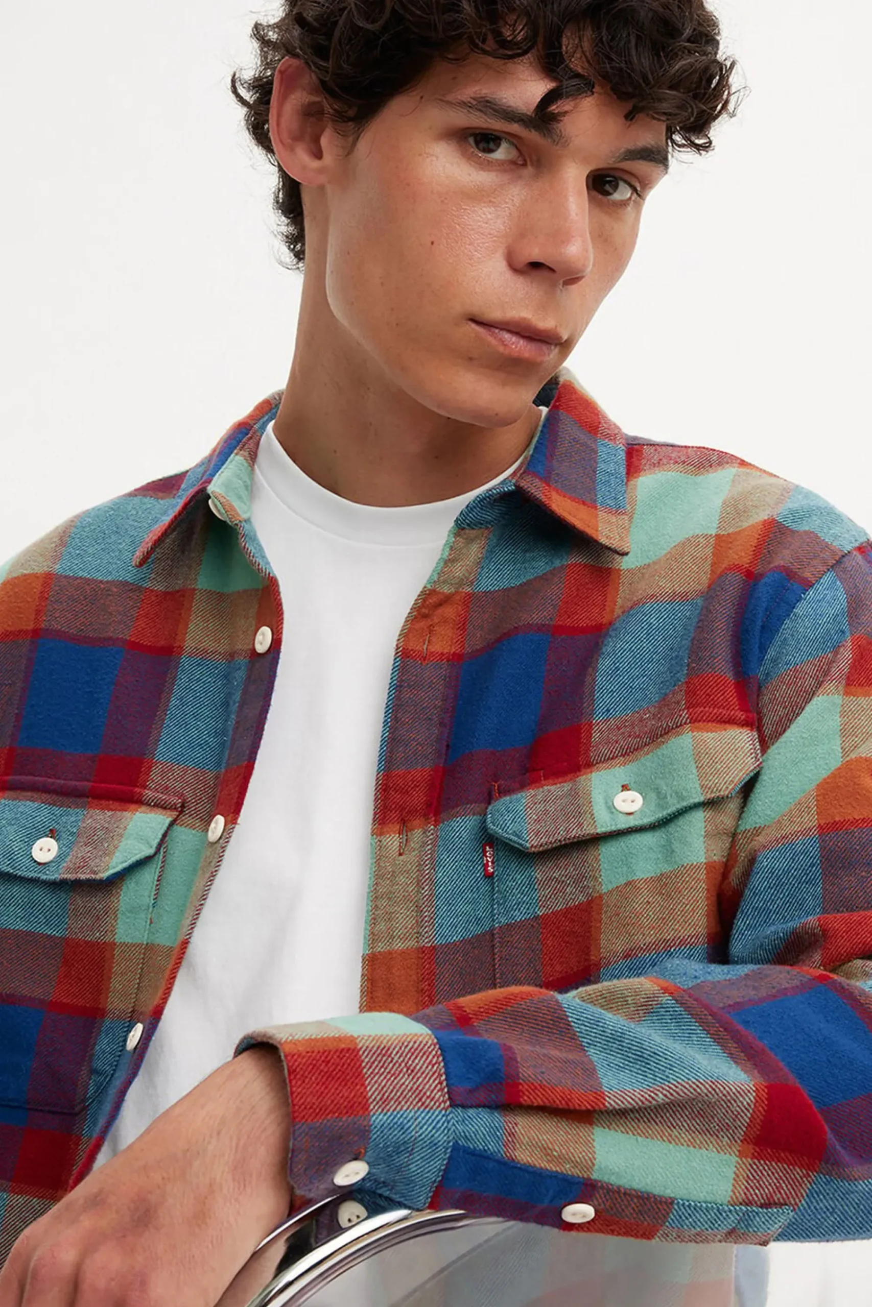 Barkers Casual Shirts|Casual Shirts^Levi's Jackson Worker Check Shirt NAVY CHECK