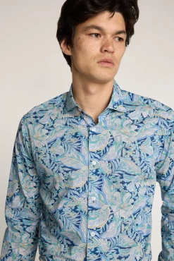 Barkers Tailored Fit Shirts|Tailored Fit Shirts^Liberty Hawaiian Paisley Print Shirt