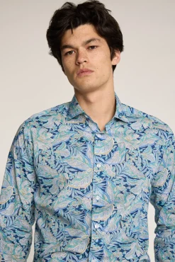Barkers Tailored Fit Shirts|Tailored Fit Shirts^Liberty Hawaiian Paisley Print Shirt