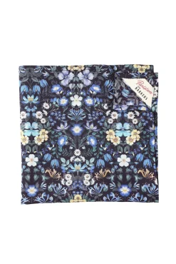 Barkers Pocket Squares|Suiting Accessories^Liberty Mary Patricia Pocket Square - Blue Floral