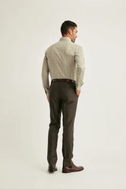 Barkers Tailored Fit Shirts|Tailored Fit Shirts^Liberty Petal Frill Print Shirt