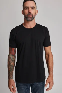 Barkers Essential Tees^Linton Supima Tee BLACK