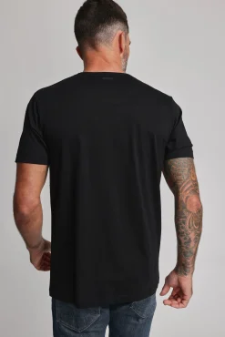 Barkers Essential Tees^Linton Supima Tee BLACK
