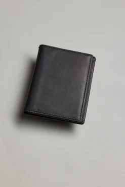 Barkers Leather Goods|Wallets^Marlin Leather Slim Wallet BLACK