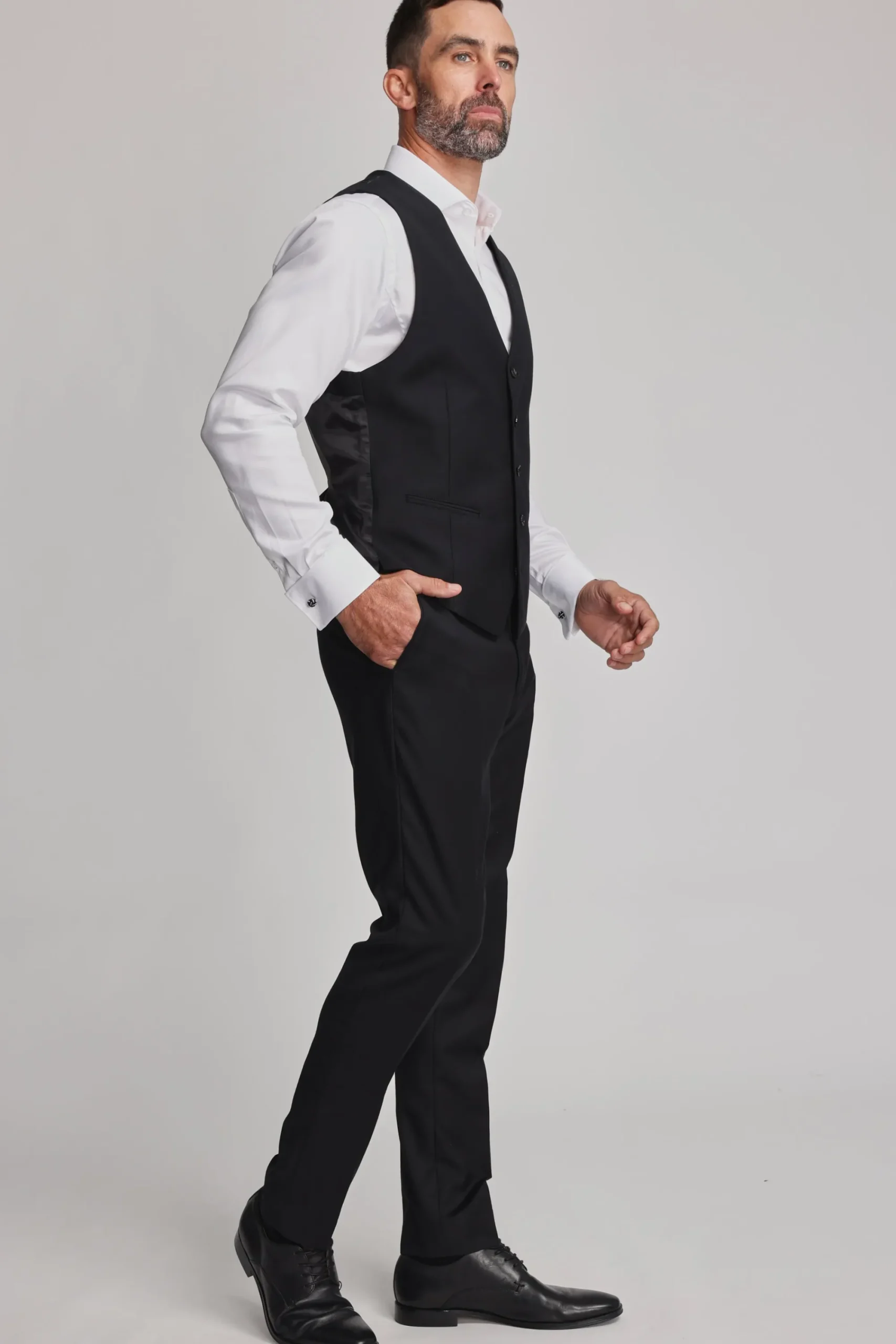 Barkers Waistcoats|Waistcoats^Mayfair ZQ Waistcoat BLACK
