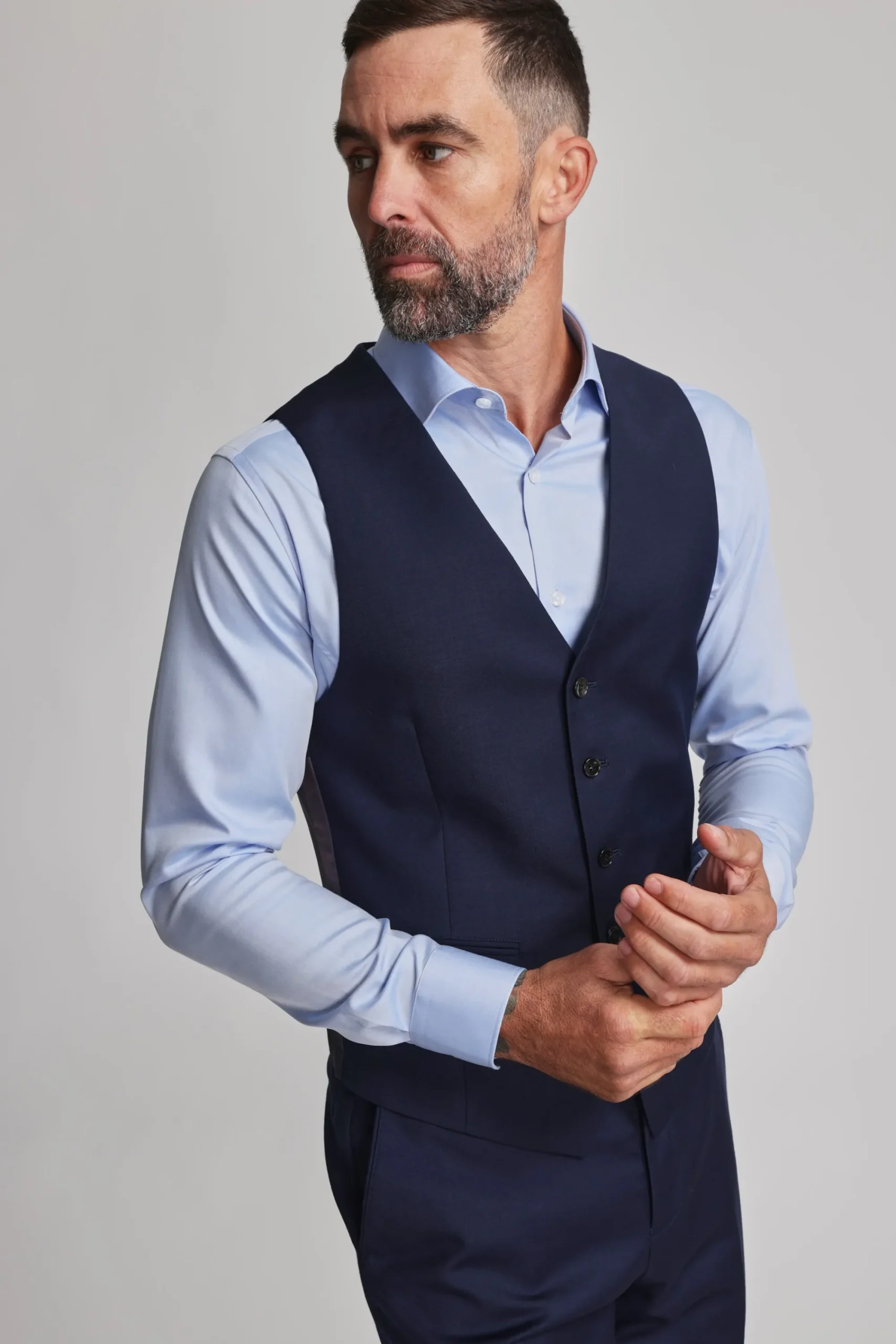 Barkers Waistcoats|Waistcoats^Mayfair ZQ Waistcoat NAVY