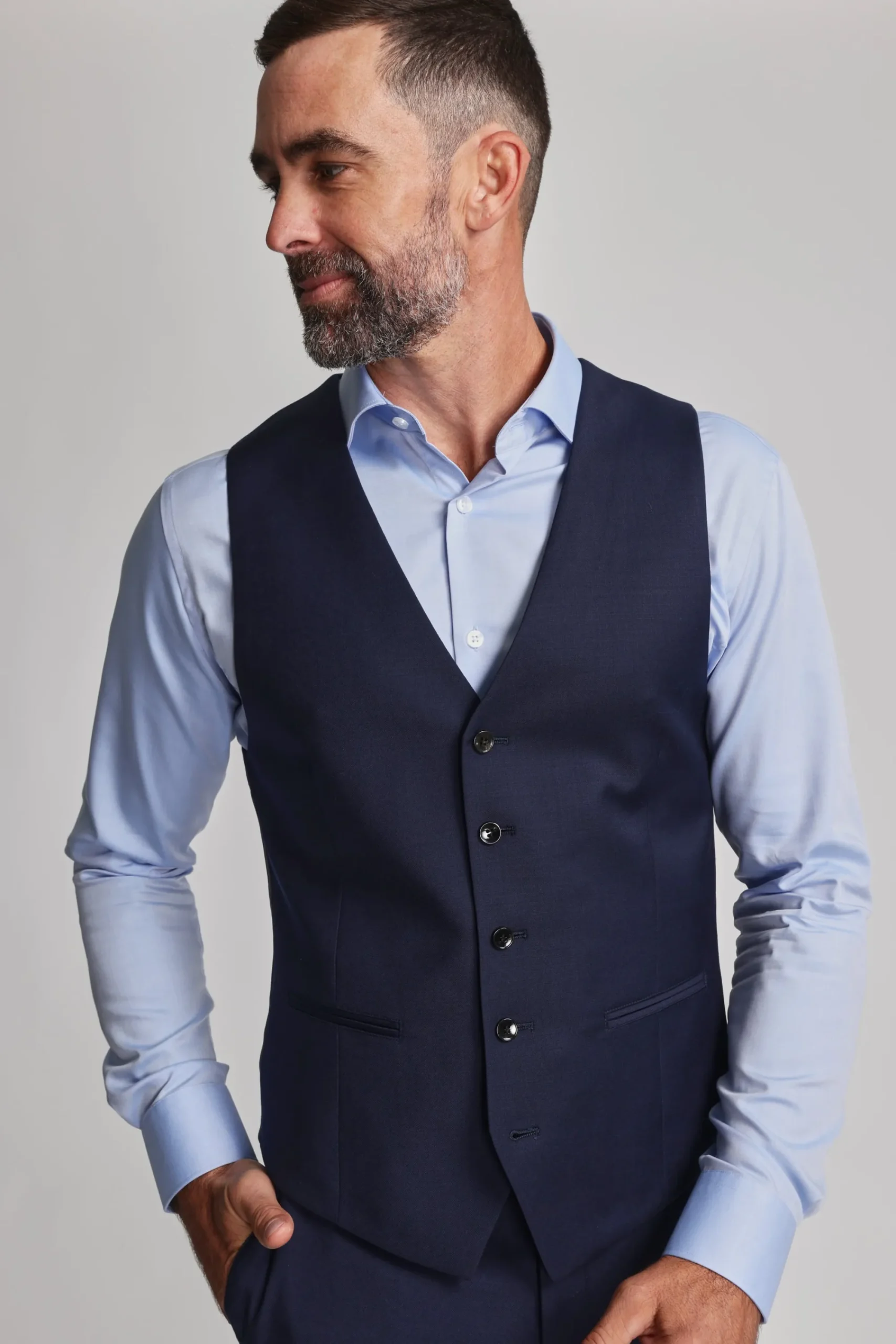 Barkers Waistcoats|Waistcoats^Mayfair ZQ Waistcoat NAVY