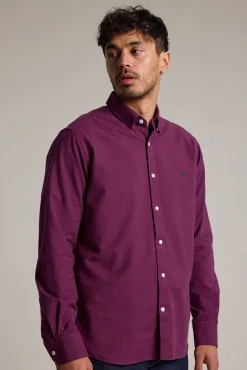 Barkers Classic Fit Shirts|Classic Fit Shirts^Maynard Oxford Shirt BERRY